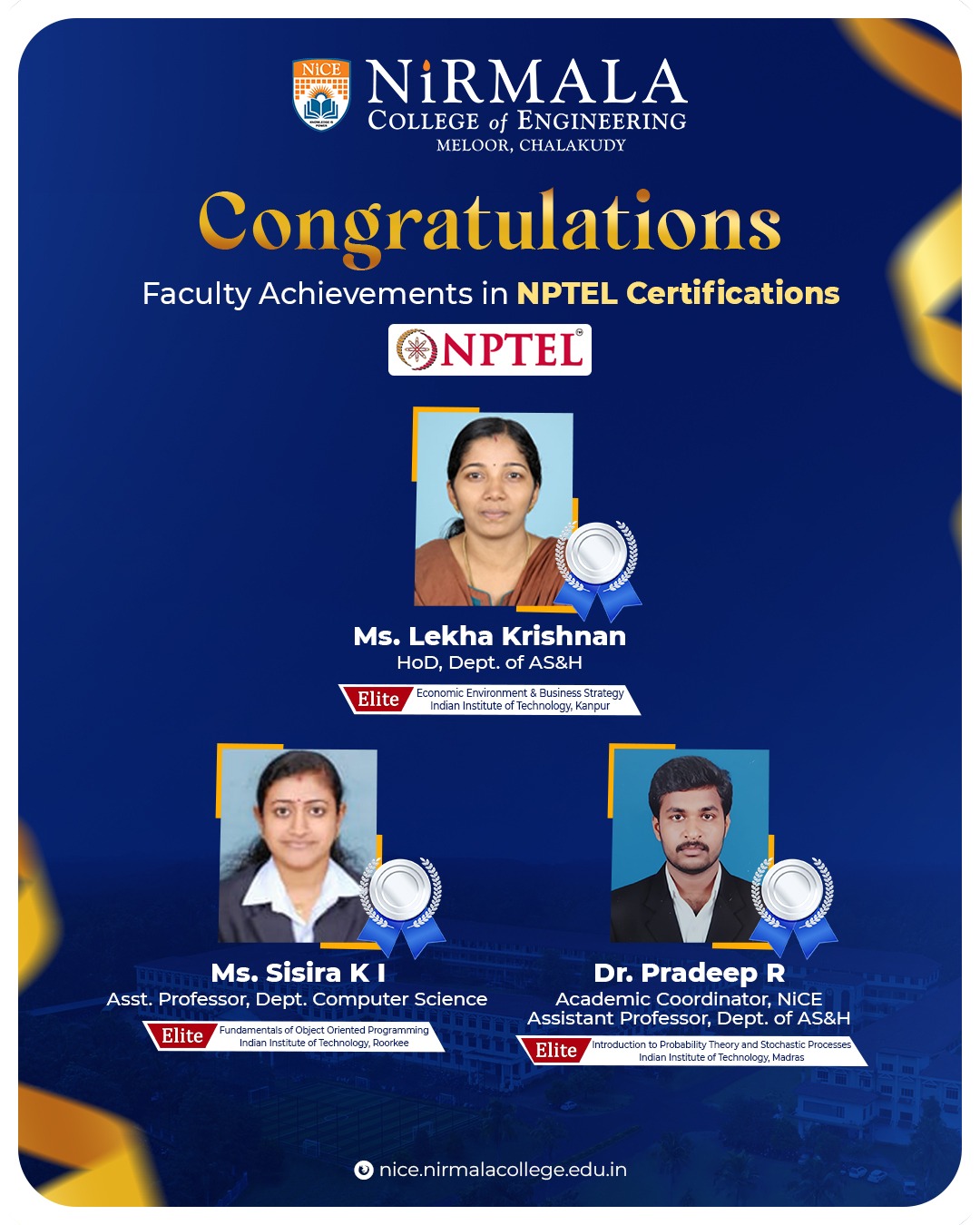 Faculty Achievements